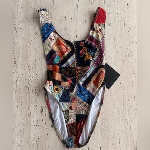 NWT Norma Kamali Marissa One-Piece, Small